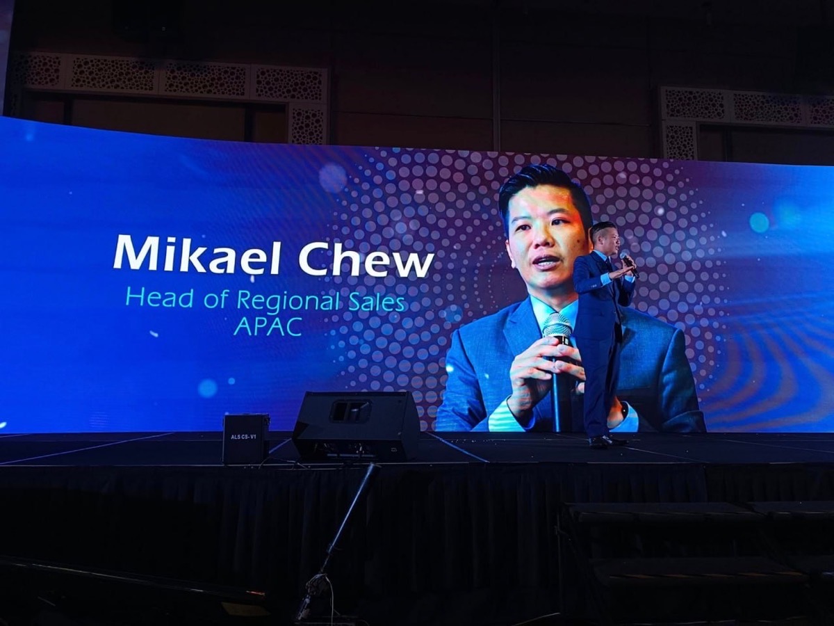 Mikael Chew at an APAC industry event